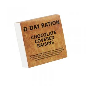 D-Day Chocolate raisins ration box